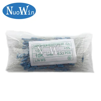 500pcs 1/2W Carbon Film Resistor 5% 1R ~ 10M 0R 10R 100R 220R 330R 1K 2.2K 3.3K 4.7K 10K 22K 47K 100K 1M 0 10 100 220 330 ohm
500pcs 1/2W Carbon Film Resistor 5% 1R ~ 10M 0R 10R 100R 220R 330R 1K 2.2K 3.3K 4.7K 10K 22K 47K 100K 1M 0 10 100 220 330 ohm