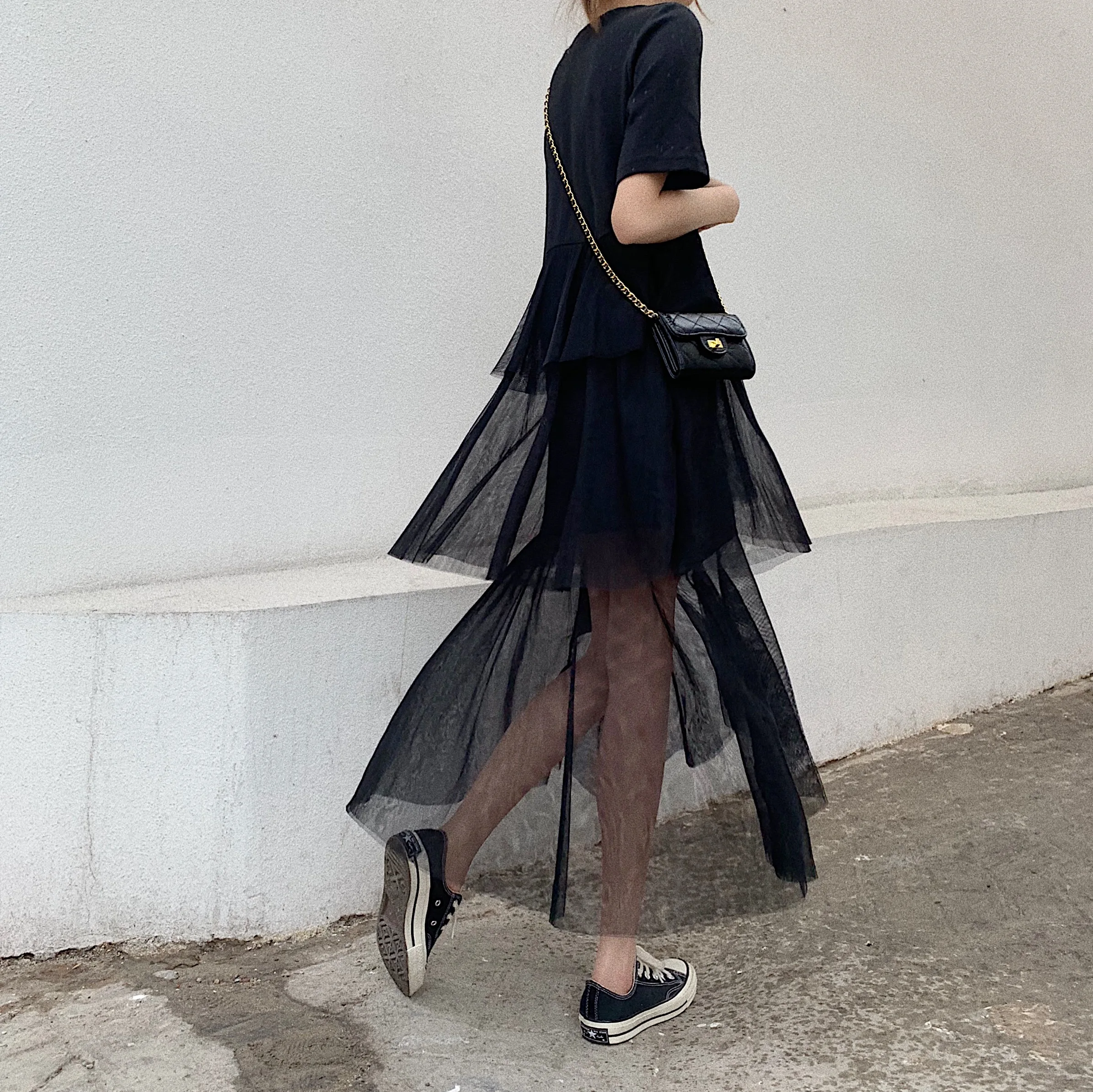 Korean 2019 Spring and Summer Long Dress Formal Dress Women Elegant Cotton Casual Solid Short Cascading Ruffle Dress
Korean 2019 Spring and Summer Long Dress Formal Dress Women Elegant Cotton Casual Solid Short Cascading Ruffle Dress