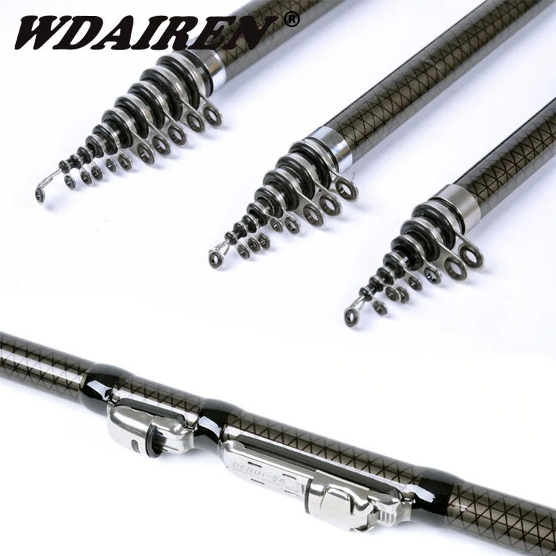 Black 2.7m - 6.3M Rock Spinning Fishing Rod 2.2-3KG Test M Power 99% Carbon Telescopic Fishing Rod Carp Rock Rod Spinning Rods
Black 2.7m - 6.3M Rock Spinning Fishing Rod 2.2-3KG Test M Power 99% Carbon Telescopic Fishing Rod Carp Rock Rod Spinning Rods