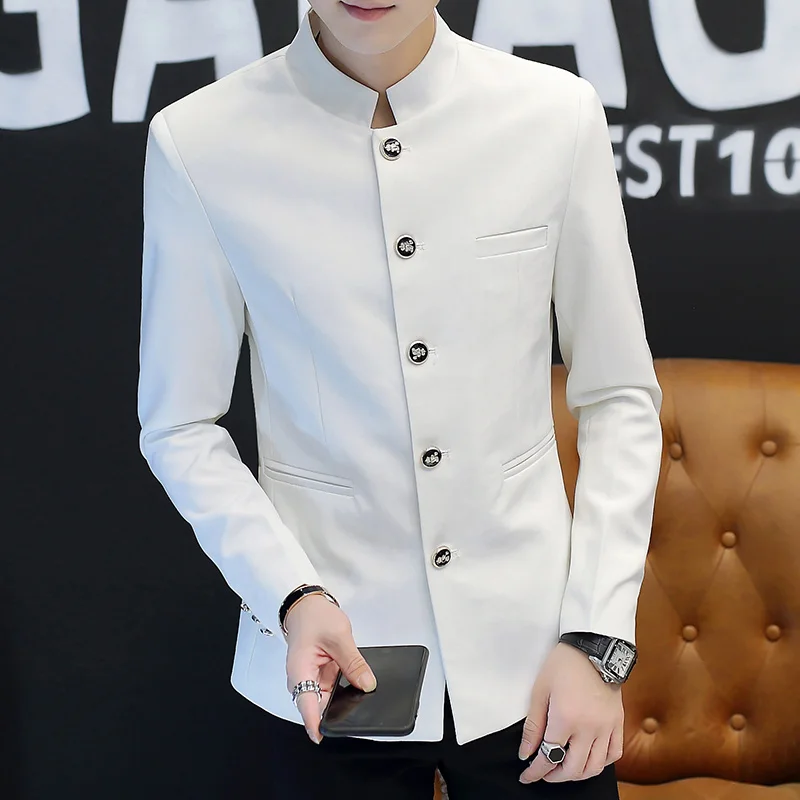 customThe new style stand-collar suit jacket in autumn is Chinese style leisure Chinese style suit, handsome suit, singl
customThe new style stand-collar suit jacket in autumn is Chinese style leisure Chinese style suit, handsome suit, singl