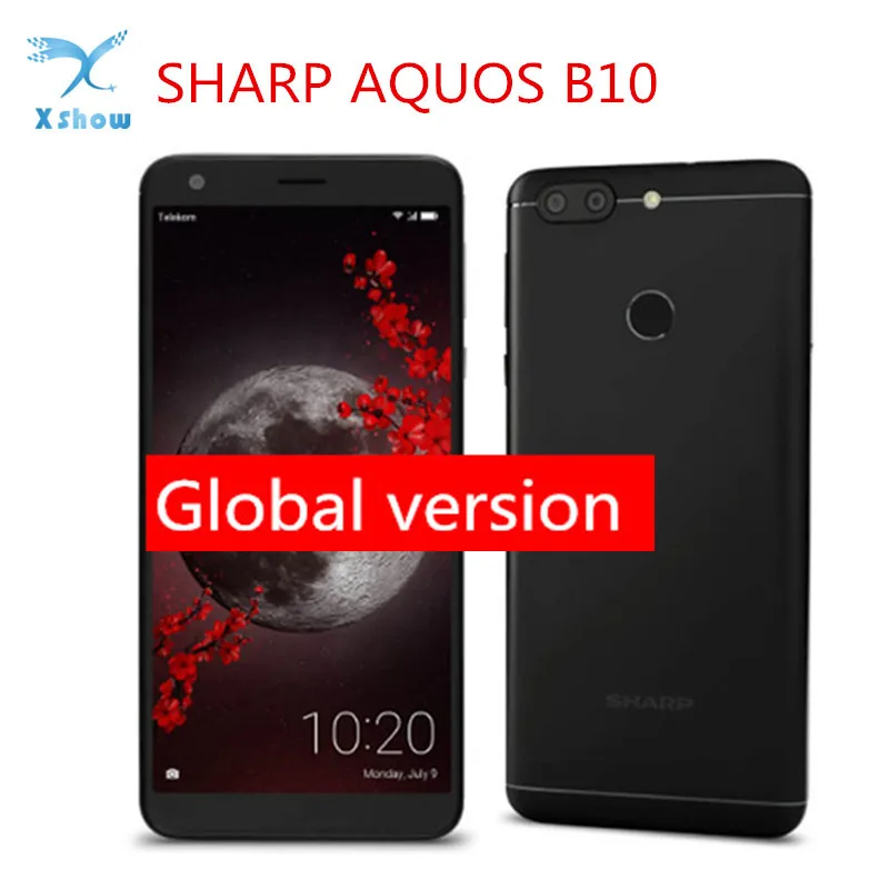 

SHARP B10 Mobile phone MT6750T Octa-core 3GB Ram 32GB Rom Dual-SIM Android 7.0 13MP + 8MP Camera 4000mAh 4G LTE Smartphone