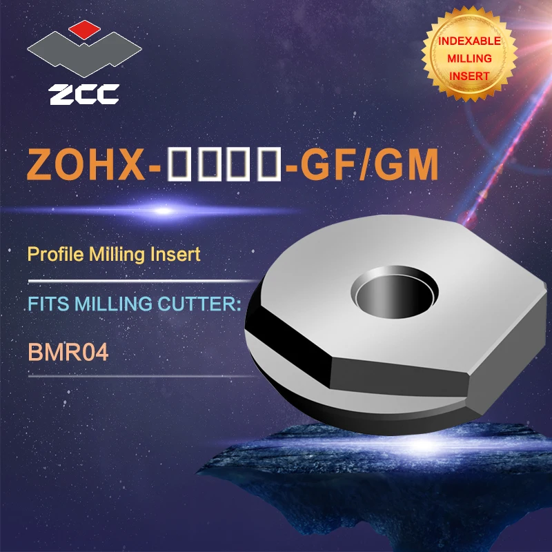 ZCC.CT ball nose milling cutter insert ZOHX - GF for indexable profile milling tool BMR04 finishing
ZCC.CT ball nose milling cutter insert ZOHX - GF for indexable profile milling tool BMR04 finishing