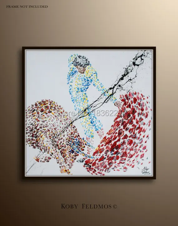 Free shipping Handmade people and bullfighting oil painting On Canvas Modern wall art painting Animals painting for home Decor
Free shipping Handmade people and bullfighting oil painting On Canvas Modern wall art painting Animals painting for home Decor