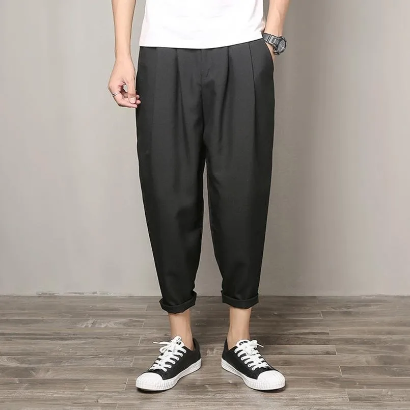 Men's Casual Slim Pants Nine Trousers Baggy men's harem pants plus size Men's Clothing
Men's Casual Slim Pants Nine Trousers Baggy men's harem pants plus size Men's Clothing