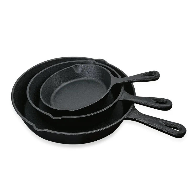 16/20/25CM Cast Iron Non-stick Skillet Steak Frying Pan Kitchen Cookware Breakfast Egg Pancake Maker For Gas Induction Cooker
16/20/25CM Cast Iron Non-stick Skillet Steak Frying Pan Kitchen Cookware Breakfast Egg Pancake Maker For Gas Induction Cooker