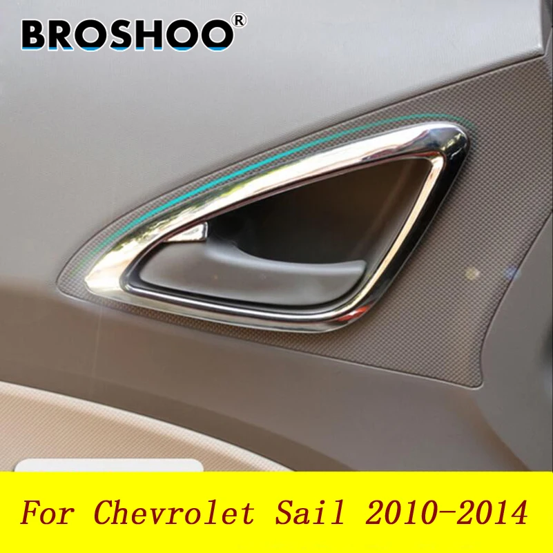 BROSHOO Car Styling For Chevrolet New Sail Inner Side Door Handle Cover Bezel Trim Styling Frame Decoration Car Sticker 4PCS/LOT
BROSHOO Car Styling For Chevrolet New Sail Inner Side Door Handle Cover Bezel Trim Styling Frame Decoration Car Sticker 4PCS/LOT