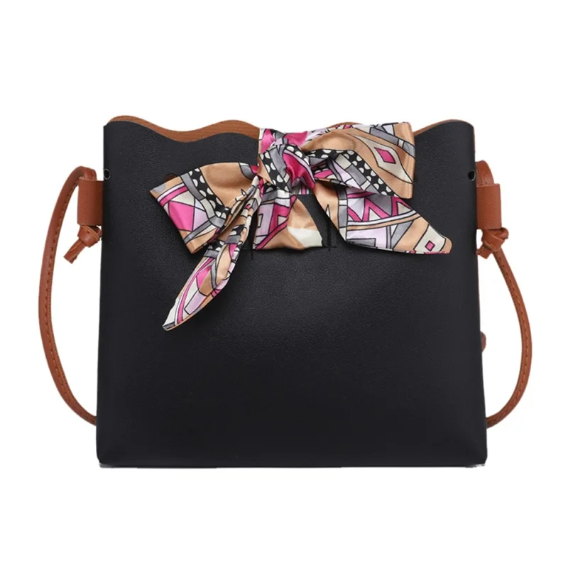 Women Bowknot Cute Bags Bucket Leather Shoulder Sling Bags For Girls Scarf Drawstring Handbags Fashion Ladies Crossbody Bow Bags
Women Bowknot Cute Bags Bucket Leather Shoulder Sling Bags For Girls Scarf Drawstring Handbags Fashion Ladies Crossbody Bow Bags