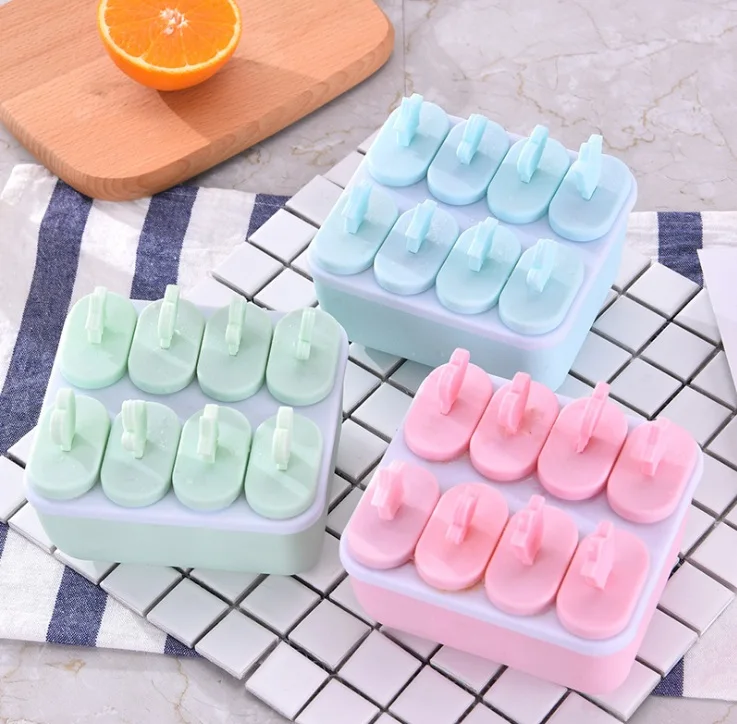 8Pcs Ice Cream Popsicle Molds Cooking Tools Rectangle Shaped Reusable DIY Frozen Ice Cream Pop Baking Moulds
8Pcs Ice Cream Popsicle Molds Cooking Tools Rectangle Shaped Reusable DIY Frozen Ice Cream Pop Baking Moulds