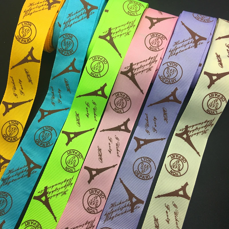 Wholesale 5 Yards 1Inch 25mm Wide Eiffel Tower Printed Grosgrain Ribbon Hair Bow/Christmas/wedding DIY Sewing Craft
Wholesale 5 Yards 1Inch 25mm Wide Eiffel Tower Printed Grosgrain Ribbon Hair Bow/Christmas/wedding DIY Sewing Craft