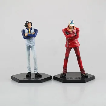 

Anime One Piece Figure Action Three Piece Navy Admiral DX Group Vertical Green Pheasant Red Dog PVC Collectible Model Toy 17cm