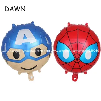 wholesale 50pcs/lot new 18inch Superhero Baby Toy Captain America Superman Spiderman Helium Balloon Decorations Party balloons
wholesale 50pcs/lot new 18inch Superhero Baby Toy Captain America Superman Spiderman Helium Balloon Decorations Party balloons