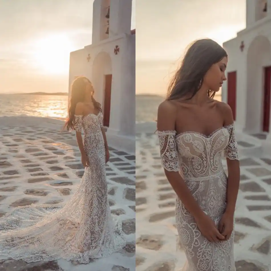 bohemian style gowns