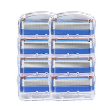 5 Layer Blade Men Shaving Blades Stainless Steel Razor Blades Complacent Gillettee F
