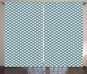 Art Nouveau Curtains Retro Style Abstract Pattern with Curves Simplistic Symmetic Tile Design Living Room Bedroom Window Drape
Art Nouveau Curtains Retro Style Abstract Pattern with Curves Simplistic Symmetic Tile Design Living Room Bedroom Window Drape