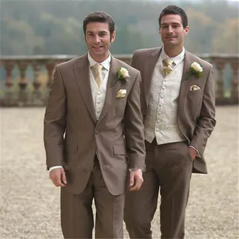 Custom made to Tailor Made brown wedding suits for men slim classical men wedding customized letters suit for men
Custom made to Tailor Made brown wedding suits for men slim classical men wedding customized letters suit for men