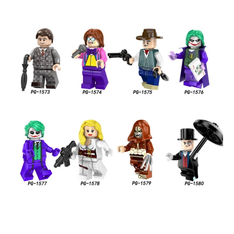 Single Sale PG8144 Al Pacino Sir Elton John champagne Agent Joker Sharon Carter Scarecrow Penguin Superhero Children's Toys
Single Sale PG8144 Al Pacino Sir Elton John champagne Agent Joker Sharon Carter Scarecrow Penguin Superhero Children's Toys