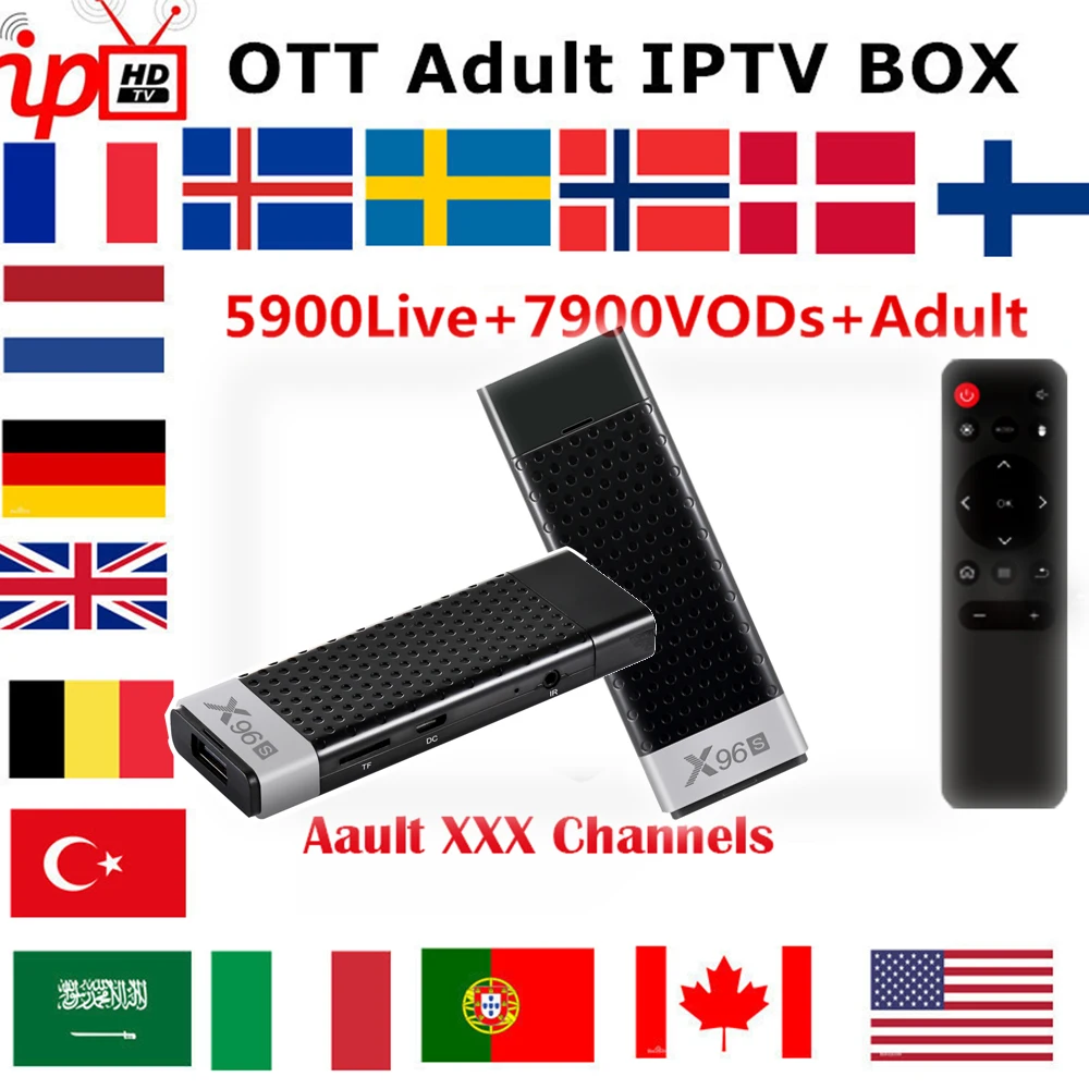 X96S Android 8.1 Smart IPTV Box AIRPLAY/DLNA With 1Year France Portugal Belgium Netherlands Belgium UK IPTV Subscription TV Box
X96S Android 8.1 Smart IPTV Box AIRPLAY/DLNA With 1Year France Portugal Belgium Netherlands Belgium UK IPTV Subscription TV Box