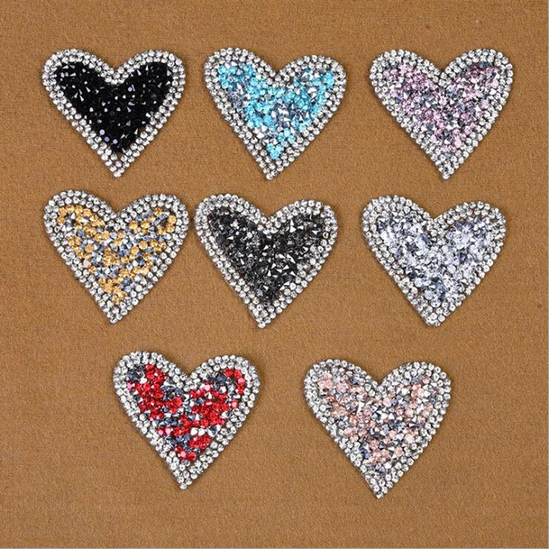 Love Heart Hotfix Rhinestone Motif Iron On Patch Sewing On Embroidered Applique Patch Clothes Stickers DIY Apparel Accessories
Love Heart Hotfix Rhinestone Motif Iron On Patch Sewing On Embroidered Applique Patch Clothes Stickers DIY Apparel Accessories