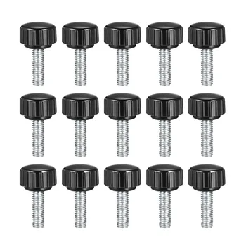 Uxcell 15pcs M4 M5 M6 Knurled Clamping Nut Knob Male Thread Straight Round Head Locking Knob Grip 30mm 20mm 10mm 15mm 16mm Long
Uxcell 15pcs M4 M5 M6 Knurled Clamping Nut Knob Male Thread Straight Round Head Locking Knob Grip 30mm 20mm 10mm 15mm 16mm Long