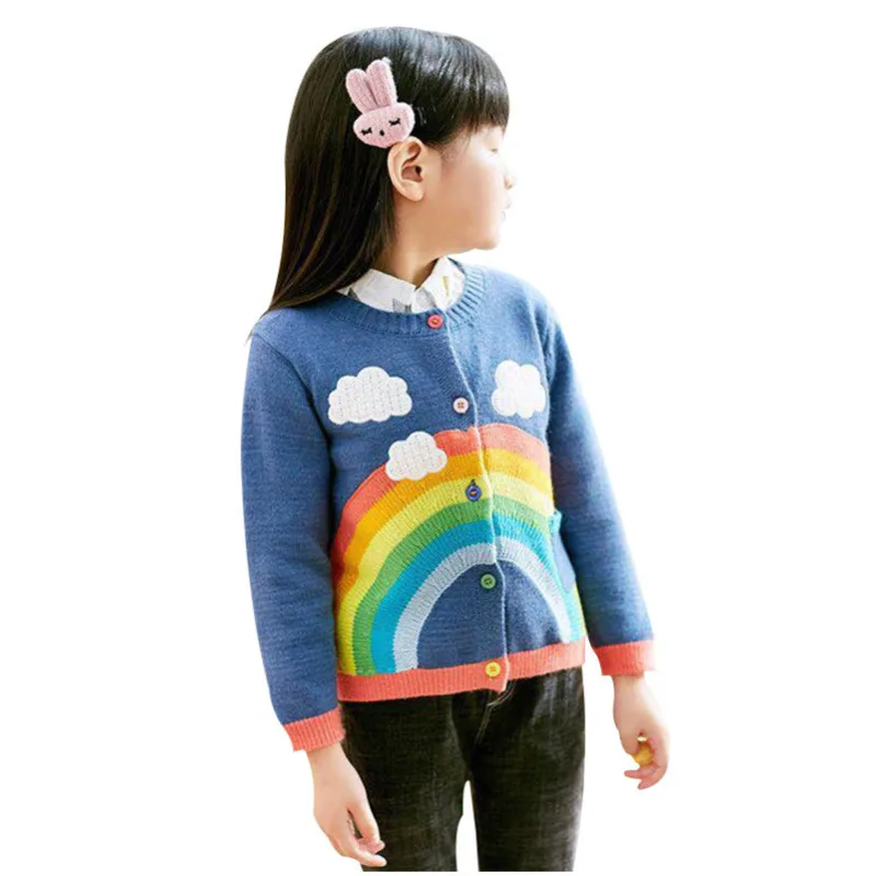 New 2019 Spring Fall Baby Boys Girls Rainbow Clouds Sweater Kids Clothing Knitting Cardigan Long Sleeve Children Tops Outwear
New 2019 Spring Fall Baby Boys Girls Rainbow Clouds Sweater Kids Clothing Knitting Cardigan Long Sleeve Children Tops Outwear