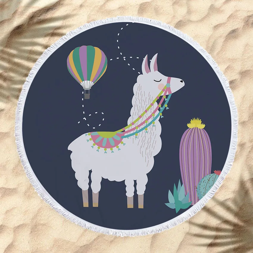 Alpaca Summer Round Beach Towel India Style Microfiber Towels For Adults Kids Yoga Mat Blanket With Tassels Telo Mare Strandtuch
Alpaca Summer Round Beach Towel India Style Microfiber Towels For Adults Kids Yoga Mat Blanket With Tassels Telo Mare Strandtuch