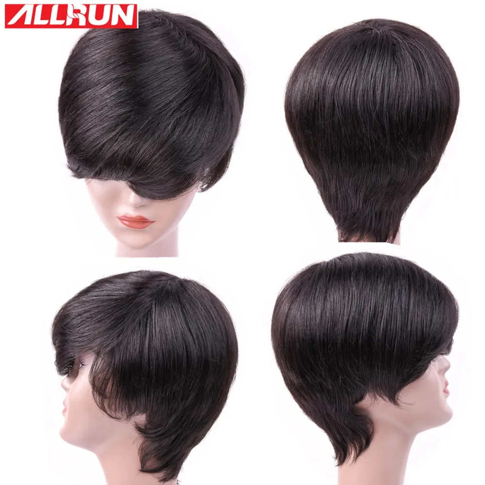 ALLRUN-Malaysia-Straight-Short-Human-Hair-Bob-Wigs-Short-Adjustable-band-Non-Remy-6-Inch-none (1)
