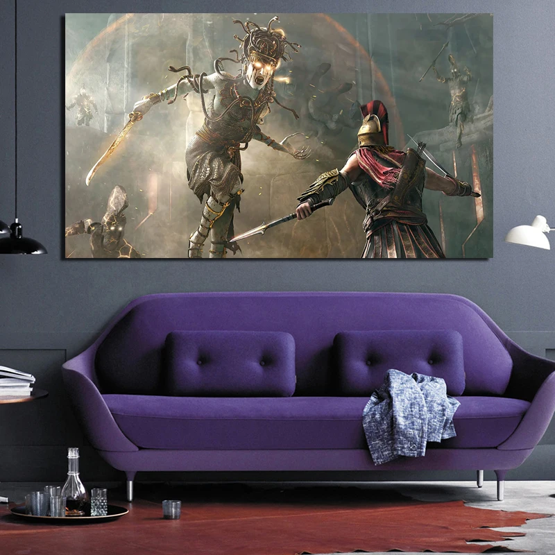 Assassins Creed Odyssey Medusa Canvas Painting Print Living Room Home Decoration Artwork Modern Wall Art Oil Painting Posters HD
Assassins Creed Odyssey Medusa Canvas Painting Print Living Room Home Decoration Artwork Modern Wall Art Oil Painting Posters HD