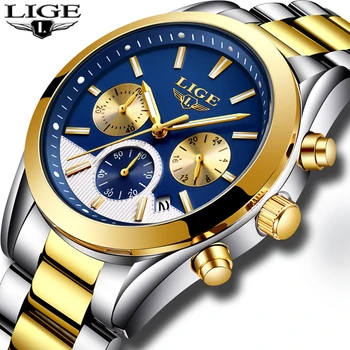 Relojes Hombre 2018 New LIGE Mens Watches Top Brand Luxury Fashion Business Quartz Watch Men Waterproof Full steel Sport Watch
Relojes Hombre 2018 New LIGE Mens Watches Top Brand Luxury Fashion Business Quartz Watch Men Waterproof Full steel Sport Watch
