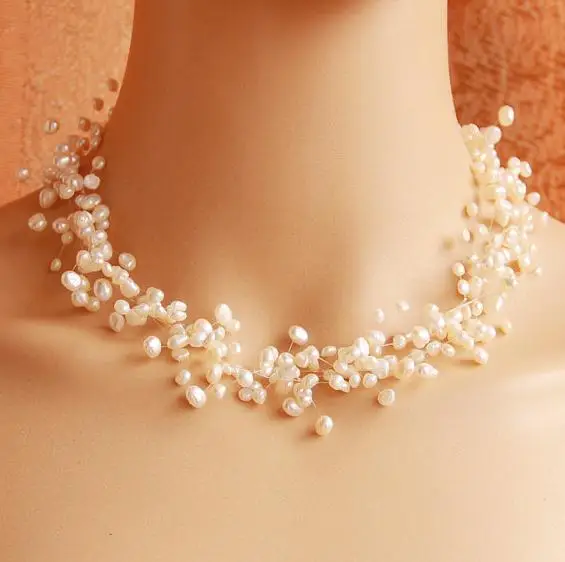 Multi Strand White Color Freshwater Pearl Necklace AA 4-5MM Handmade Wedding Pearl Jewelry,Bridal Party Lady's Gift
Multi Strand White Color Freshwater Pearl Necklace AA 4-5MM Handmade Wedding Pearl Jewelry,Bridal Party Lady's Gift