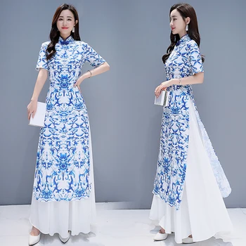 2020 vietnam style elegant lady flower print oriental qipao cheongsam mandarin collar aodai dress ao dai qi pao chinese dress
2020 vietnam style elegant lady flower print oriental qipao cheongsam mandarin collar aodai dress ao dai qi pao chinese dress