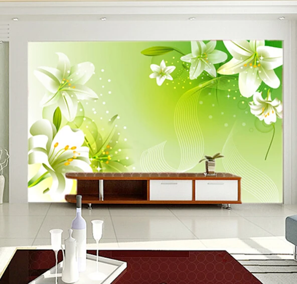 Custom large green lily murals bedroom living room TV sofa background photo wall paper room 3d wallpaper murals nonwoven fabric
Custom large green lily murals bedroom living room TV sofa background photo wall paper room 3d wallpaper murals nonwoven fabric