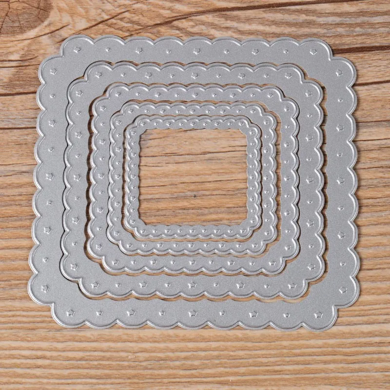 5 шт. альбом для скрапбукинга DIY Нижняя декоративная карта металлические режущие