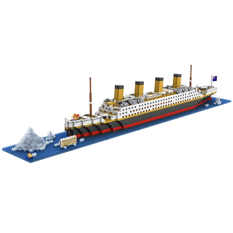 Hot Selling Children's Building Blocks Toys Titanic Cruise Ship model Diamond Building DIY Blocks Kit kids toys gift 1860Pcs/Set
Hot Selling Children's Building Blocks Toys Titanic Cruise Ship model Diamond Building DIY Blocks Kit kids toys gift 1860Pcs/Set