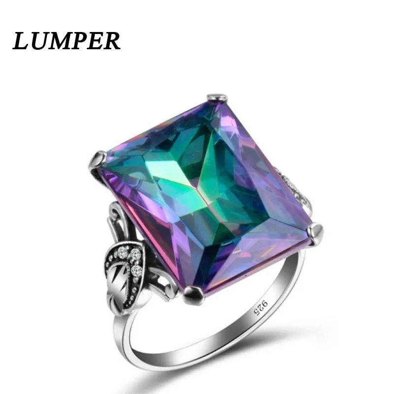 LUMPER seven color ring female European and American creative personality inlaid rainbow crystal zircon wedding ring
LUMPER seven color ring female European and American creative personality inlaid rainbow crystal zircon wedding ring