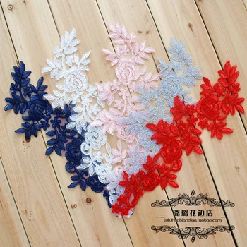 10pieces/lot Red Lace Decoration Accessories Embroidery Flower Material Motif Flower Fabric YN111
10pieces/lot Red Lace Decoration Accessories Embroidery Flower Material Motif Flower Fabric YN111