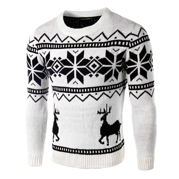 Nice New Men Fawn Printed Round Neck Slim Pullover Sweater Fashion Men Cotton Long Sleeve Sweater Male For Autumn Winter M-2XL
Nice New Men Fawn Printed Round Neck Slim Pullover Sweater Fashion Men Cotton Long Sleeve Sweater Male For Autumn Winter M-2XL