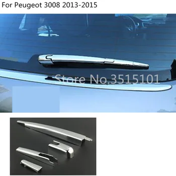 Car styling ABS chrome rear back glass wiper wash nozzle frame trim tail window trims 4pcs For Peugeot 3008 2013 2014 2015
Car styling ABS chrome rear back glass wiper wash nozzle frame trim tail window trims 4pcs For Peugeot 3008 2013 2014 2015