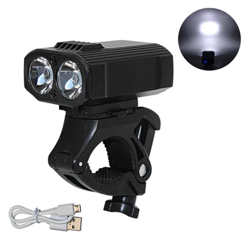 T6 LED Outdoor Flashlight Torch Bicycle Light Bike Front Lamp Headlight USB Rechargeable Built-in Battery Bike Front Light
T6 LED Outdoor Flashlight Torch Bicycle Light Bike Front Lamp Headlight USB Rechargeable Built-in Battery Bike Front Light