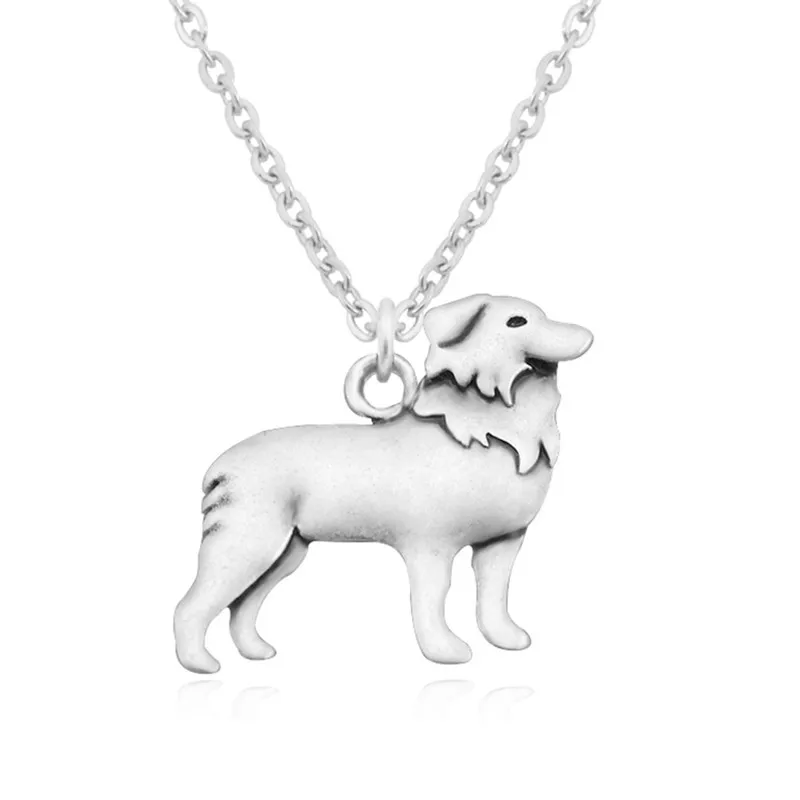 Vintage Silver Stainless Steel Long Chains Border Collie Pendant Kolye Anime Dog Long Necklace Collier Femme Necklaces For Girls
Vintage Silver Stainless Steel Long Chains Border Collie Pendant Kolye Anime Dog Long Necklace Collier Femme Necklaces For Girls