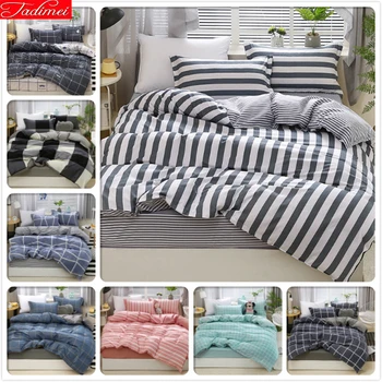 Grey White Stripe Duvet Cover 3/4 pcs Bedding Set Adult Double Big Size Quilt Comforter Case Bed Linen Queen King Size 200x230cm
Grey White Stripe Duvet Cover 3/4 pcs Bedding Set Adult Double Big Size Quilt Comforter Case Bed Linen Queen King Size 200x230cm
