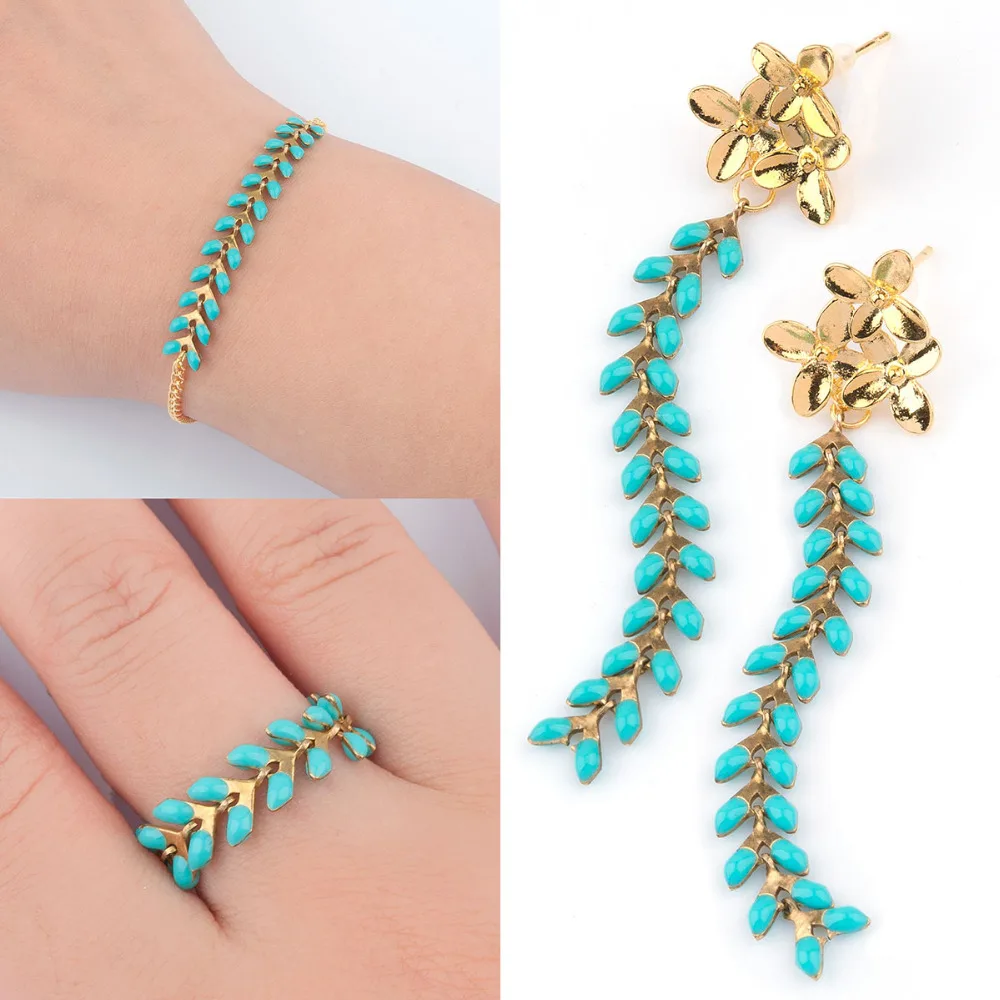 Copper Spiky Chains Findings Gold Plated Green Black Multicolor Enamel 7x6mm( 2/8" x 2/8"), 1 Piece(Approx 0.5 M/Piece)
Copper Spiky Chains Findings Gold Plated Green Black Multicolor Enamel 7x6mm( 2/8" x 2/8"), 1 Piece(Approx 0.5 M/Piece)