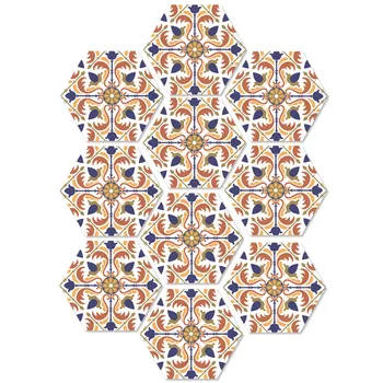 New Arab style floor stickers Creative simple DIY hexagon ceramic tile sticker waterproof non-slip wall stickers home decoration
New Arab style floor stickers Creative simple DIY hexagon ceramic tile sticker waterproof non-slip wall stickers home decoration