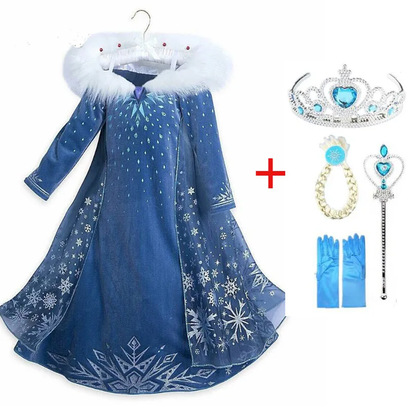 2019 new Elsa Dress girls Party Vestidos Cosplay Girl Clothing Anna Snow Queen Print Birthday Princess Dress Kids Costume
2019 new Elsa Dress girls Party Vestidos Cosplay Girl Clothing Anna Snow Queen Print Birthday Princess Dress Kids Costume