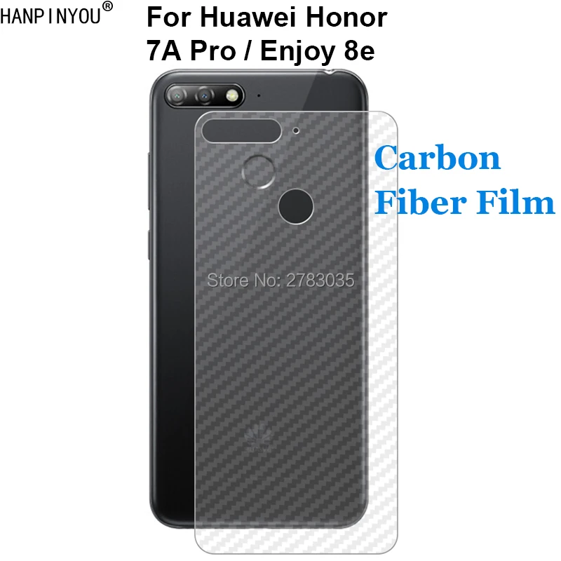 For Huawei Honor 7A Pro / Enjoy 8e Durable 3D Anti-fingerprint Carbon Fiber Back Film Rear Screen Protector (Not Tempered Glass)
For Huawei Honor 7A Pro / Enjoy 8e Durable 3D Anti-fingerprint Carbon Fiber Back Film Rear Screen Protector (Not Tempered Glass)