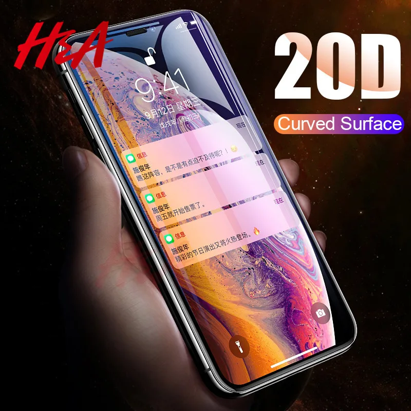 H&A 35D Full Cover Protective Glass On The For iPhone 7 8 6 6S Plus Tempered Screen Protector For X XR XS Max Curved Edge Glass
H&A 35D Full Cover Protective Glass On The For iPhone 7 8 6 6S Plus Tempered Screen Protector For X XR XS Max Curved Edge Glass