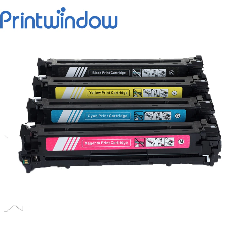 Printwindow Compatible Toner Cartridge CC530A CC531A CC532A CC533A for HP CM2320nMFP/CP2025/CP2025N/CP2025DN/CP2025X 4X/Set
Printwindow Compatible Toner Cartridge CC530A CC531A CC532A CC533A for HP CM2320nMFP/CP2025/CP2025N/CP2025DN/CP2025X 4X/Set