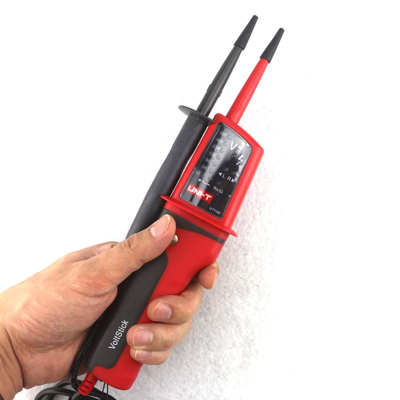 UNI-T UT15B Waterproof Multi-function Voltage Detectors Volt Testing Pen AC DC Voltmeter Beeper and LED Light Indicator
UNI-T UT15B Waterproof Multi-function Voltage Detectors Volt Testing Pen AC DC Voltmeter Beeper and LED Light Indicator