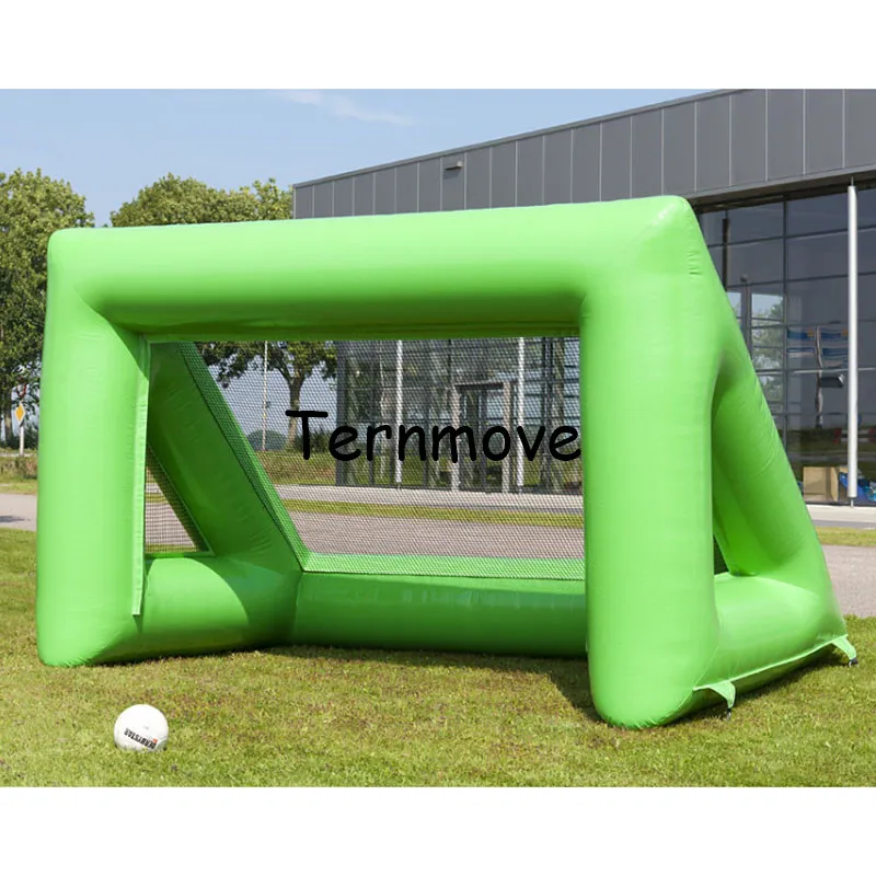 

green Football Goal Inflatable Soccer Target Game inflatable football toss game,gonflable cible foot inflatable sport games