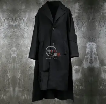 Windbreaker men's woolen coat autumn and winter youth loose men's wild over the knee fake two woole
Windbreaker men's woolen coat autumn and winter youth loose men's wild over the knee fake two woole