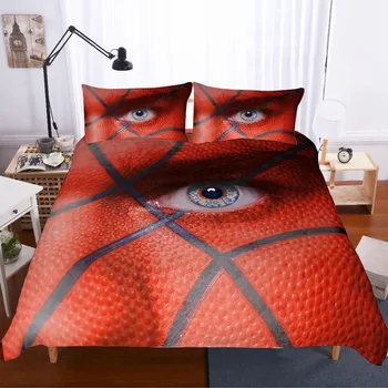 3D print Basketball Bedding set basketball face basketball eyes friends/kids gift, Duvet cover set Home Textiles
3D print Basketball Bedding set basketball face basketball eyes friends/kids gift, Duvet cover set Home Textiles